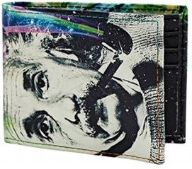 Einstein Cosmic with Neon Bi-fold Wallet