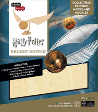 Load image into Gallery viewer, Incredibuilds Harry Potter Golden Snitch 3D Wood Model and Booklet
