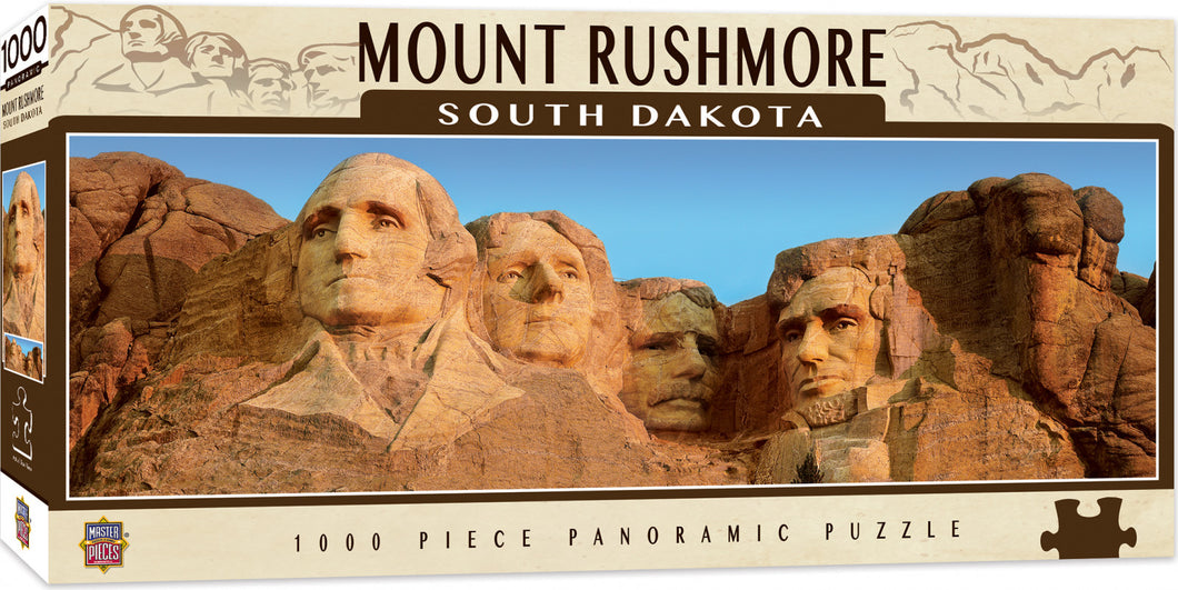 Masterpieces Puzzle City Panoramic Mount Rushmore Puzzle 1,000 pieces