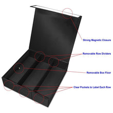 Load image into Gallery viewer, BCW Card Gaming Box Black and White

