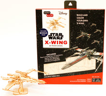 Load image into Gallery viewer, Incredibuilds Star Wars X Wing 3D Wood Model
