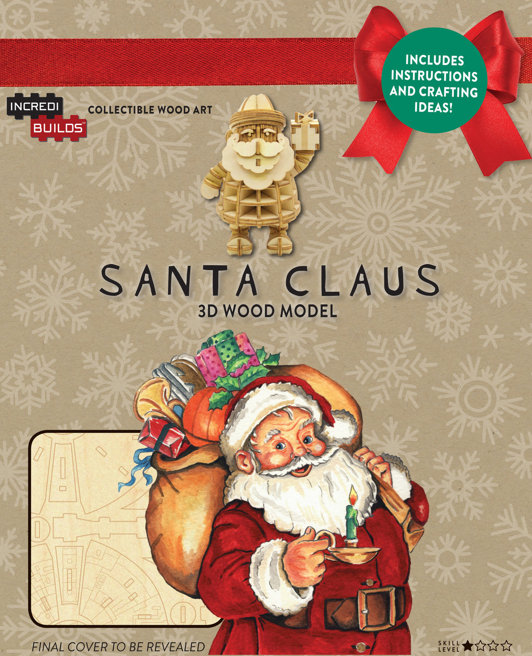 Incredibuilds Christmas Holiday Collection Santa Claus