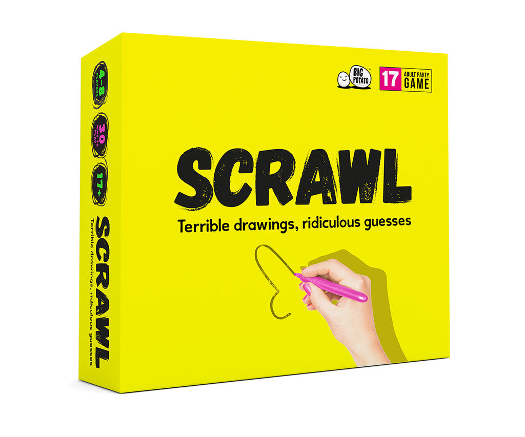 Scrawl 17+ Drawing Adult Party Game