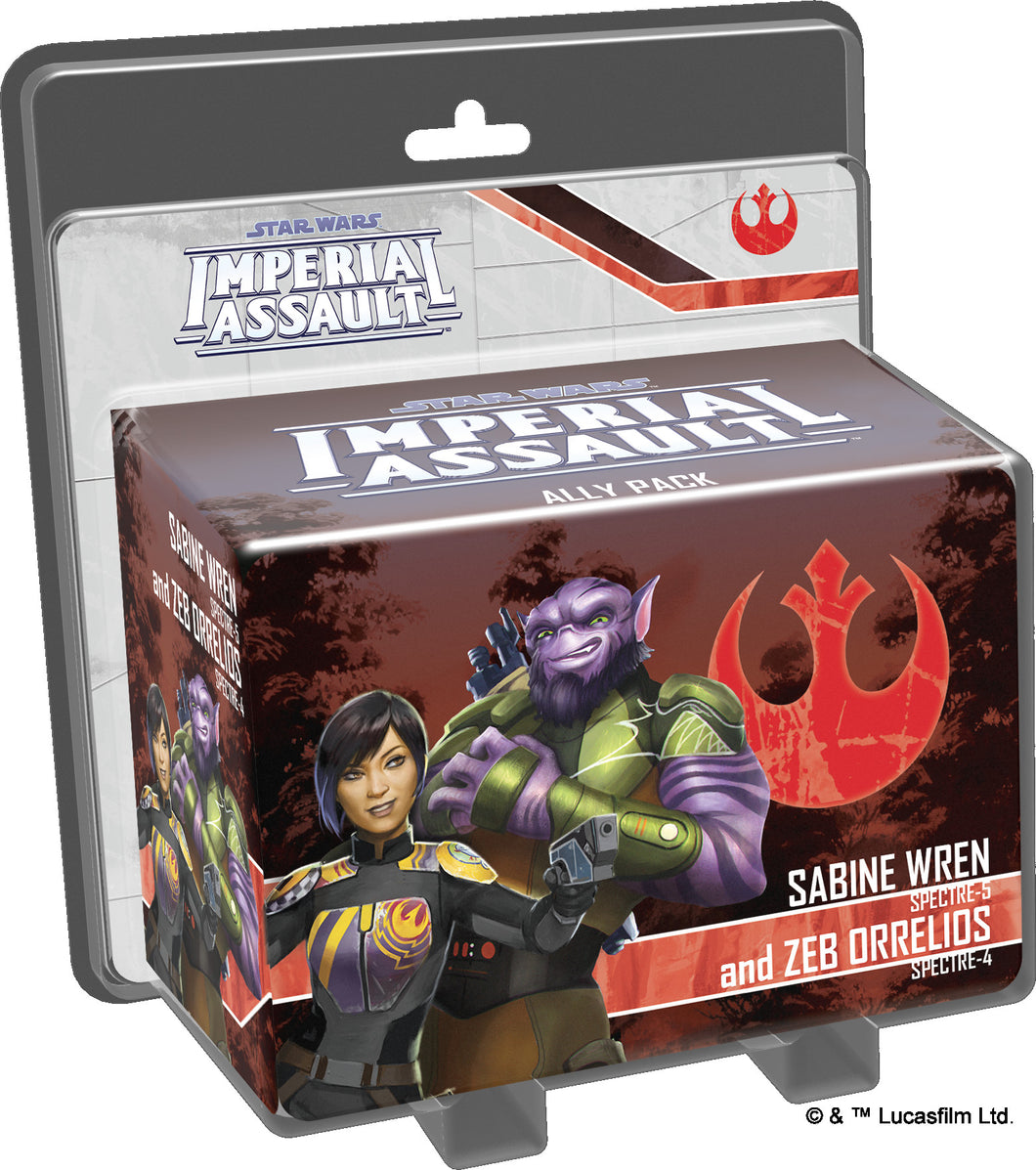 Star Wars Imperial Assault - Sabine Wren & Zeb Orrelios Ally Pack