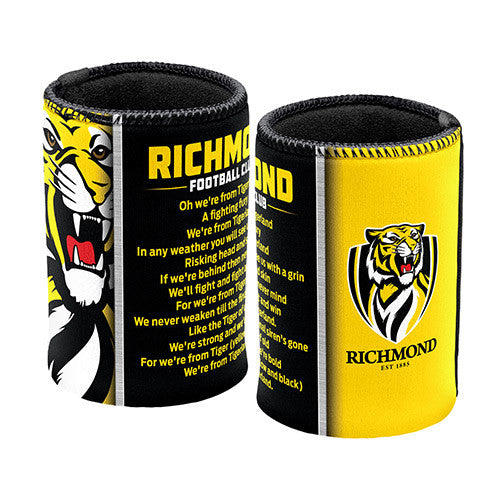 AFL Can Cooler Team Song Richmond Tigers