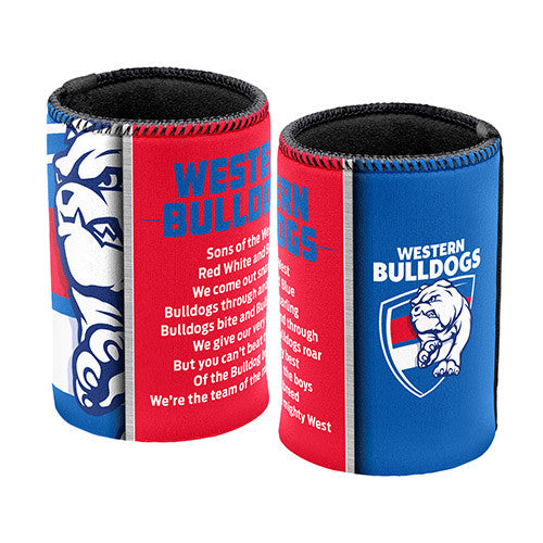 AFL Can Cooler Team Song Western Bulldogs