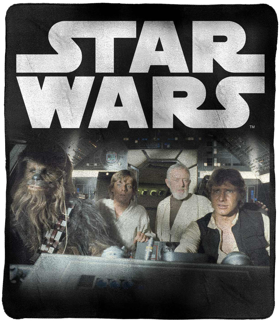 Star Wars Throw Rug (Han, Luke, Obi Wan, Chewy)