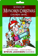 Load image into Gallery viewer, 12 Days of Munchkin Christmas Coloring Book
