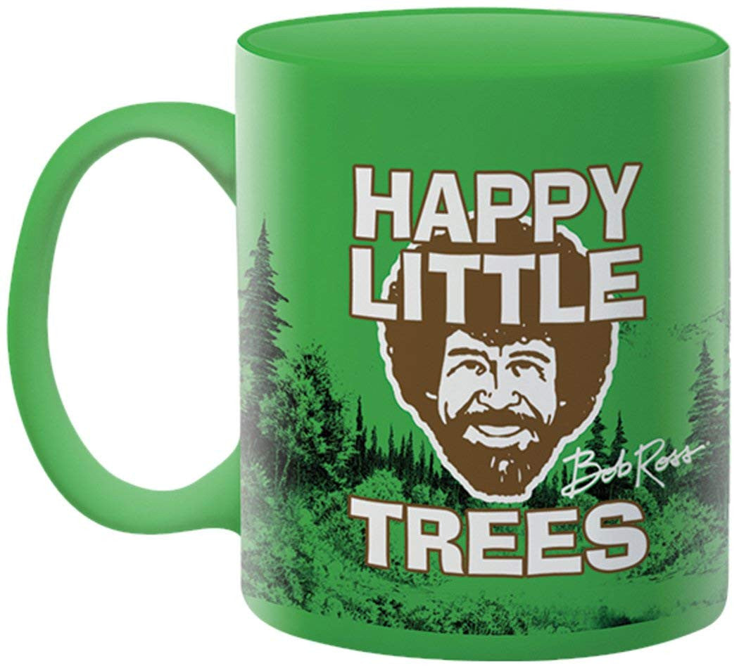 Bob Ross Happy Little Trees Coffee Mug
