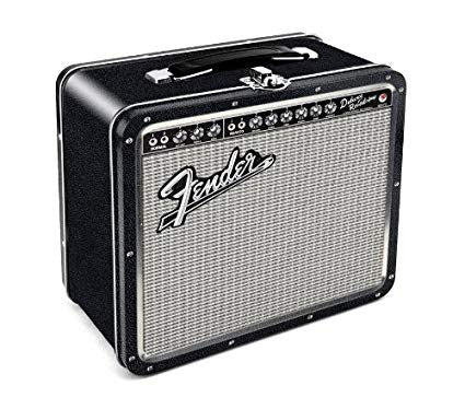 Tin Carry All Fun Lunch Box Fender Amp