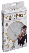 Load image into Gallery viewer, Harry Potter Necklace and Stud Earring Set Deathly Hallows
