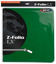 Load image into Gallery viewer, BCW Z Folio LX Album 12 Pocket Green
