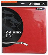 Load image into Gallery viewer, BCW Z Folio LX Album 12 Pocket Red
