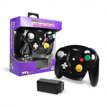 Load image into Gallery viewer, NGC Gamecube Wireless Wavedash 2.4GHZ Controller - Black
