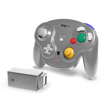 Load image into Gallery viewer, NGC Gamecube Wireless Wavedash 2.4GHZ Controller - Silver

