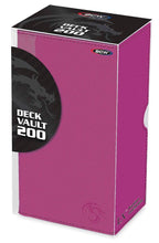 Load image into Gallery viewer, BCW Deck Vault Box 200 LX Pink (Holds 200 Cards)
