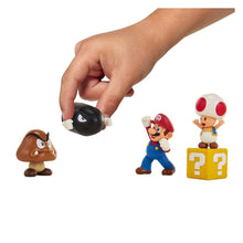 Load image into Gallery viewer, World of Nintendo 2.5&quot; Mario Acorn Plains Diorama Set
