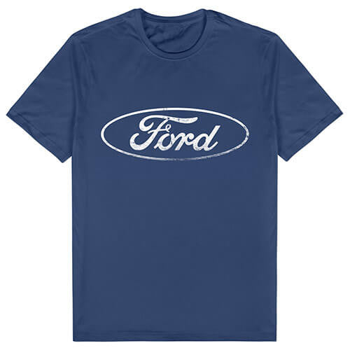 Ford Logo Navy T Shirt L