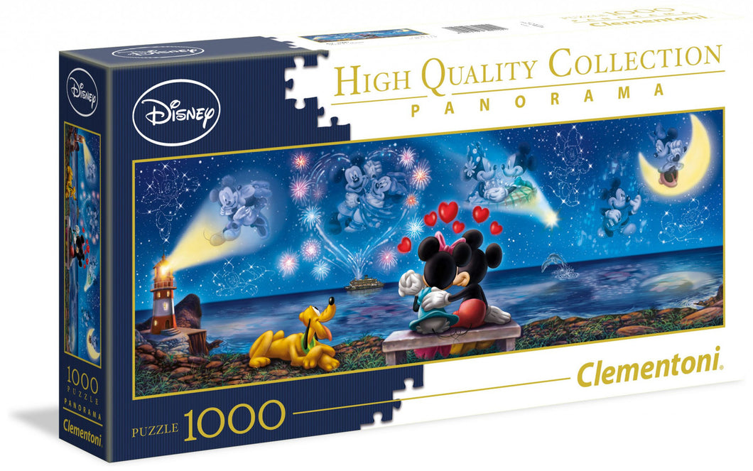 Clementoni Puzzle Disney Mickey and Minnie Panorama Puzzle 1,000 pieces