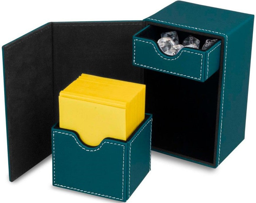 BCW Deck Vault Box LX Teal (Holds 80 cards)