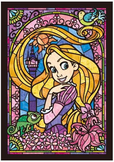 Tenyo Puzzle Disney Rapunzel Stained Glass Puzzle 266 pieces