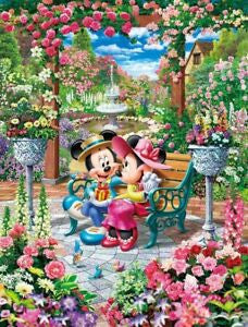 Tenyo Puzzle Disney Mickey & Minnie Blooming Love Royal Garden Puzzle 500 pieces