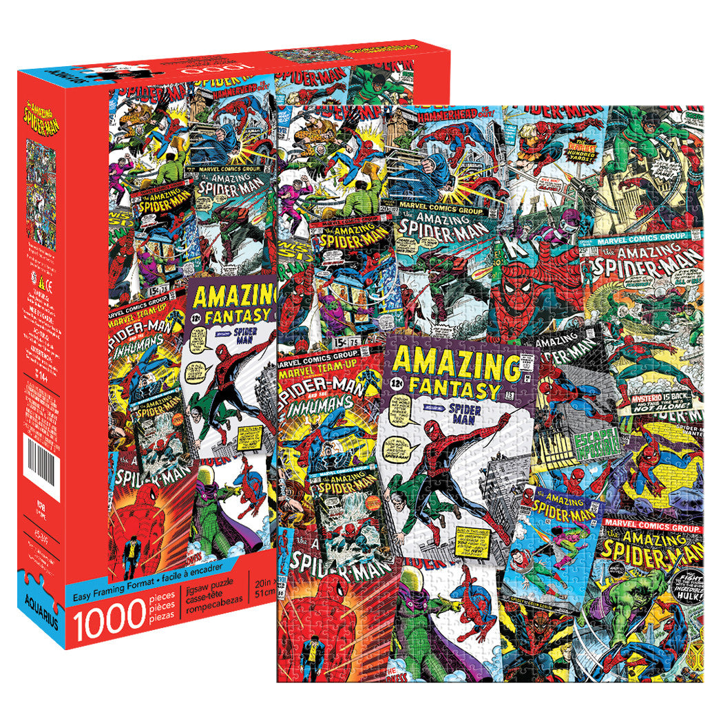 Aquarius Puzzle Marvel Spiderman Collage Puzzle 1,000 pieces