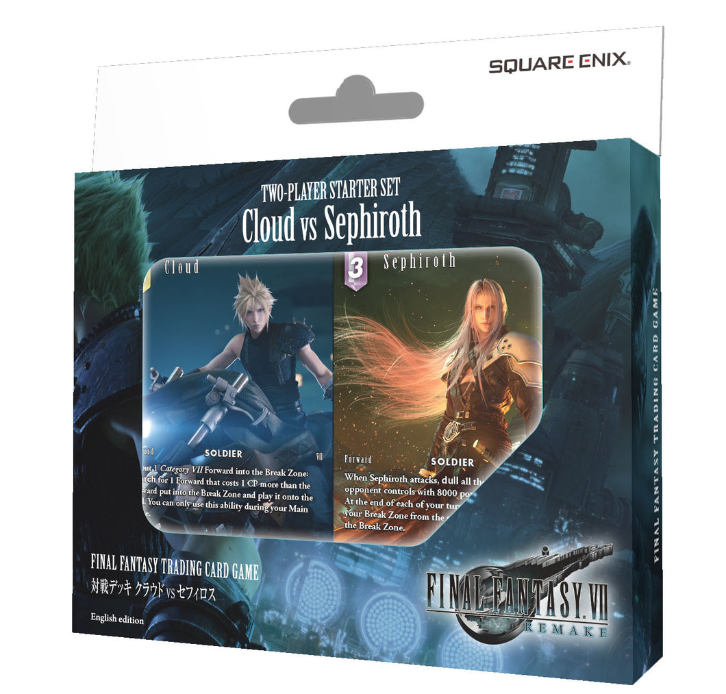Final Fantasy TCG Two Player Starter Set Cloud vs Sephiroth