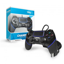 Load image into Gallery viewer, PS4 TTX Tech Champion Wired Controller - Black
