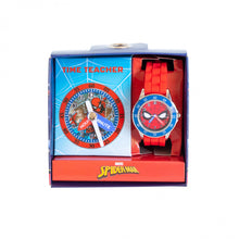 Load image into Gallery viewer, Time Teacher Watch Pack - Spiderman
