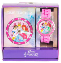 Load image into Gallery viewer, Time Teacher Watch Pack - Disney Princesses
