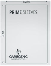 Load image into Gallery viewer, Gamegenic Prime Card Sleeves Black (66mm x 91mm) (100 Sleeves Per Pack)
