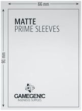 Load image into Gallery viewer, Gamegenic Matte Prime Card Sleeves Lime (66mm x 91mm) (100 Sleeves Per Pack)
