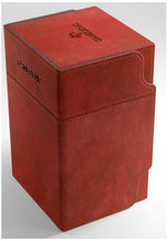 Load image into Gallery viewer, Gamegenic Watchtower Holds 100 Sleeves Convertible Deck Box Red

