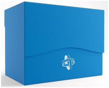 Load image into Gallery viewer, Gamegenic Side Holder Holds 80 Sleeves Deck Box Blue
