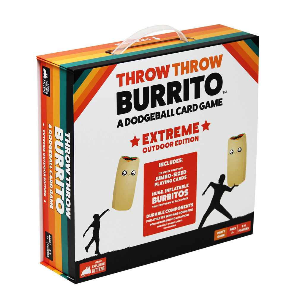 Throw Throw Burrito Extreme Outdoor Edition Dodgeball Card Game