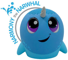 Load image into Gallery viewer, My Audio Pet Bluetooth Speaker Waterproof Splash Pet - Narmony the Narwal
