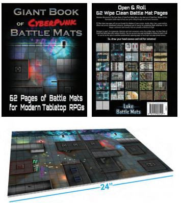 Giant Book of CyberPunk Battle Mats