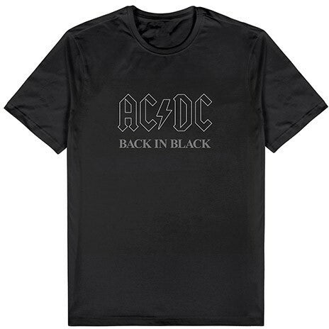 ACDC Back in Black T Shirt S