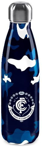 AFL Drink Bottle Stainless Steel Wrap Carlton Blues