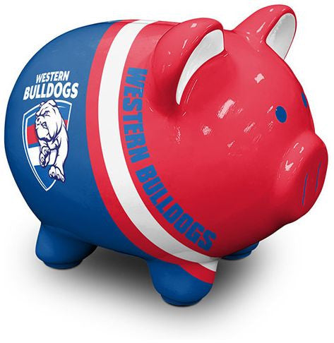 AFL Piggy Money Box Western Bulldogs