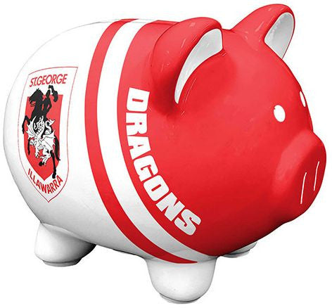 NRL Piggy Money Box St George Illawarra Dragons