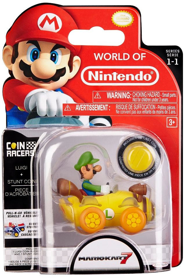 World of Nintendo Super Mario Coin Racers Wave 1 (12 in the Assortment)