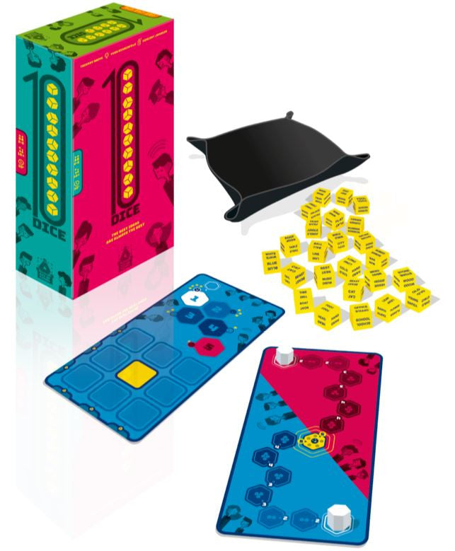10 Dice Game fun with 2 as with 8 players