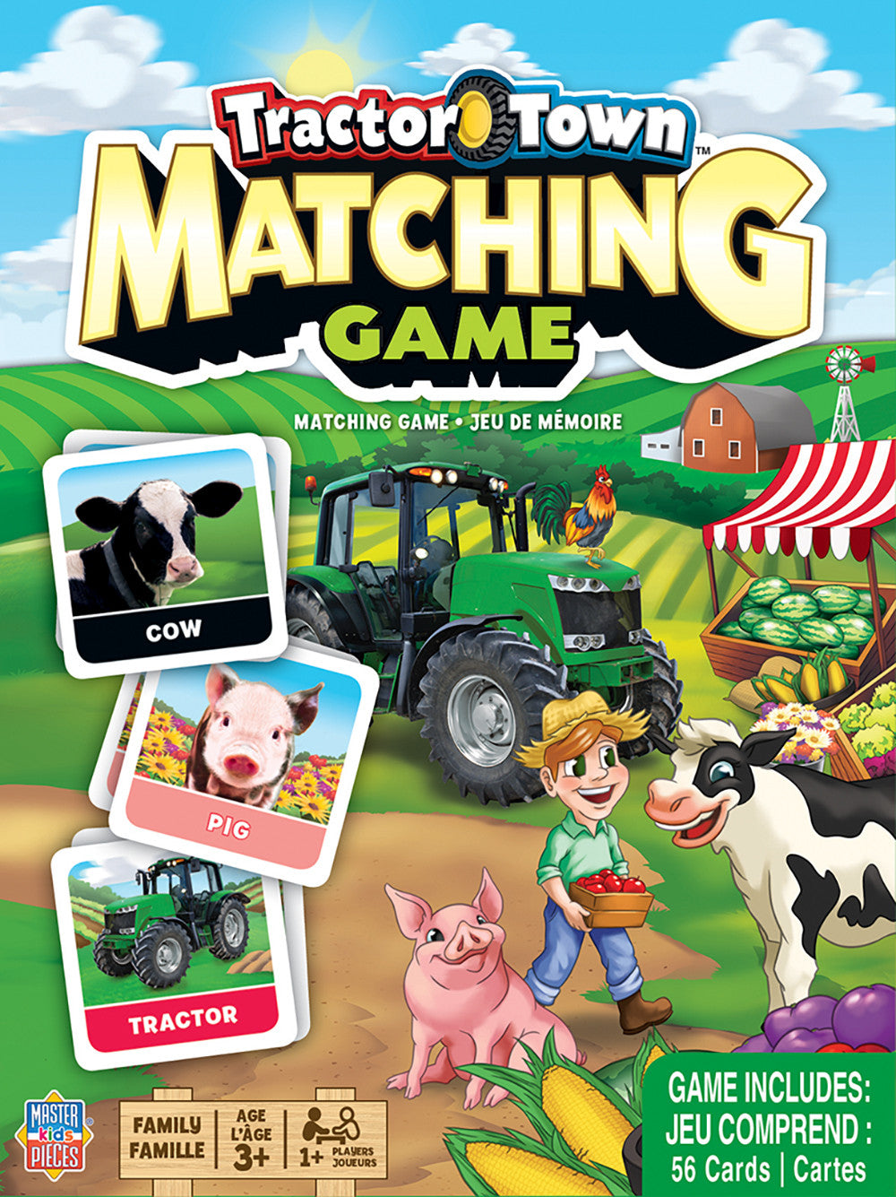 Masterpieces Matching Game Tractor Town