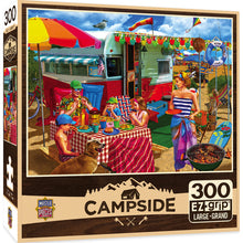 Load image into Gallery viewer, Masterpieces Puzzle Campside Trip to the Coast EZ Grip Puzzle 300 pieces
