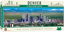 Load image into Gallery viewer, Masterpieces Puzzle City Colorado Panoramic Denver Puzzle 1,000 pieces
