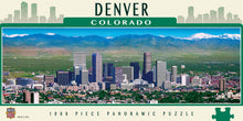 Load image into Gallery viewer, Masterpieces Puzzle City Colorado Panoramic Denver Puzzle 1,000 pieces
