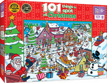 Load image into Gallery viewer, Masterpieces Puzzle 101 Things to Spot at Christmas Puzzle 101 pieces
