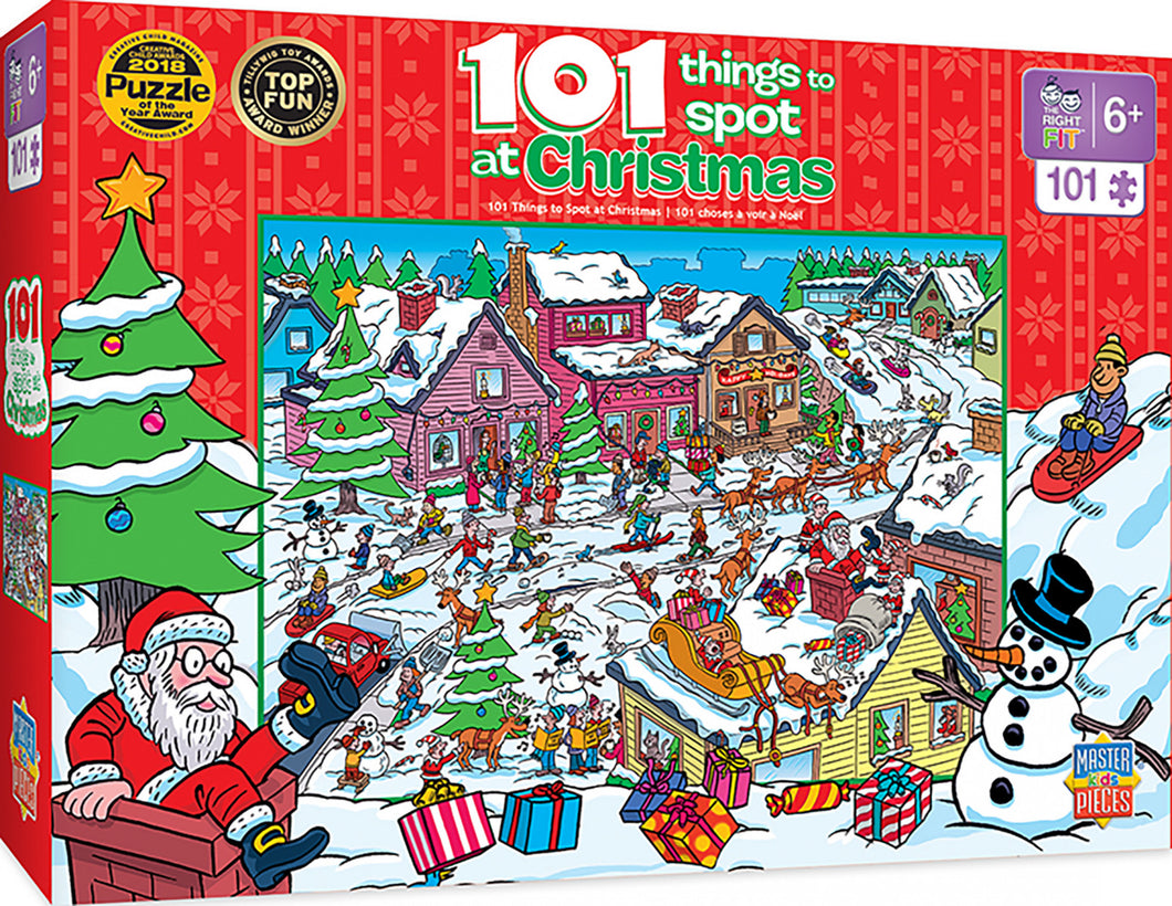 Masterpieces Puzzle 101 Things to Spot at Christmas Puzzle 101 pieces